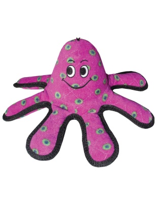 Tuffy Ocean Creature Octopus Durable Dog Toy Purple 1ea/12 in, SM