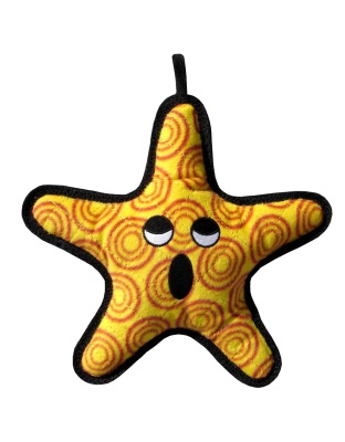 Tuffy Ocean Creature Starfish Durable Dog Toy Orange 1ea/10 in