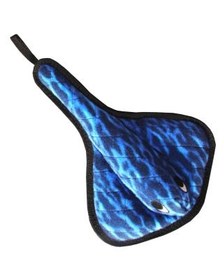 Tuffy Ocean Creature Stingray Durable Dog Toy Blue 1ea/11 in