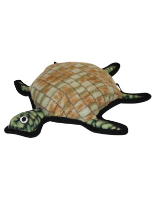 Tuffy Ocean Creature Turtle Durable Dog Toy Green 1ea/13 in