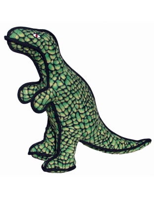 Tuffy Dinosaur T-Rex Durable Dog Toy Green 1ea/19.5 in