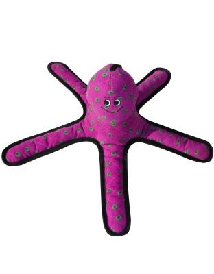 Tuffy Ocean Creature Octopus Durable Dog Toy Purple 1ea/15.8 in, LG