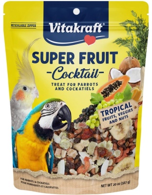 Vitakraft Super Fruit Cocktail Treat for Parrots & Cockatiels 1ea/20 oz