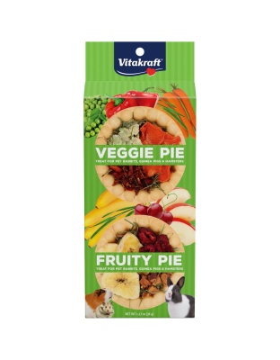 Vitakraft Veggie Pie & Fruity Pie Small Animal Treat 1ea/1.27 oz