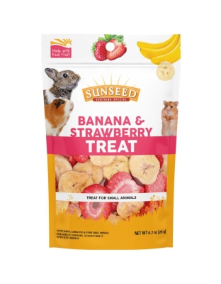 Sun Seed Banana & Strawberry Small Animal Treats 1ea/0.7 oz