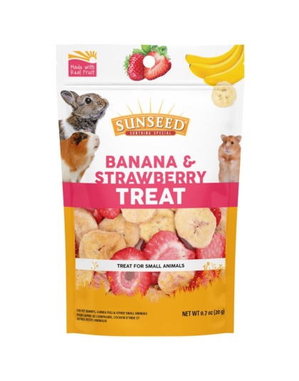 Sun Seed Banana & Strawberry Small Animal Treats 1ea/0.7 oz
