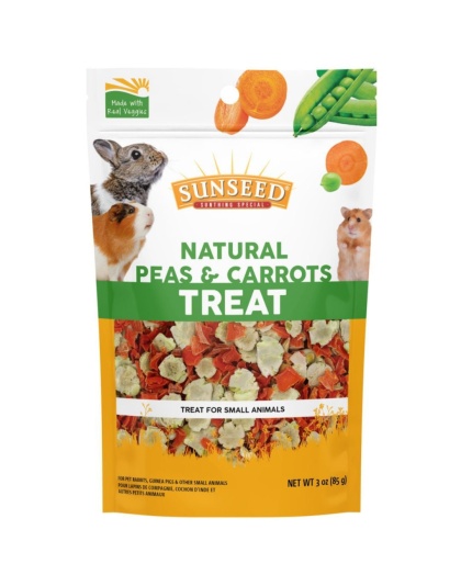 Sun Seed Peas & Carrot Small Animal Treat 1ea/3.5 oz
