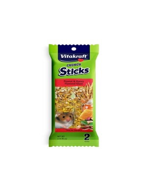 Vitakraft Crunch Sticks Hamster Treats Peanut & Honey 1ea/3 oz, 2 ct
