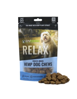 Vital Essentials Relax Freeze-Dried Hemp Chews For Dogs, 3oz.