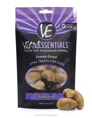Vital Essentials Fd Vital Turkey Fries Treats 1.5oz.