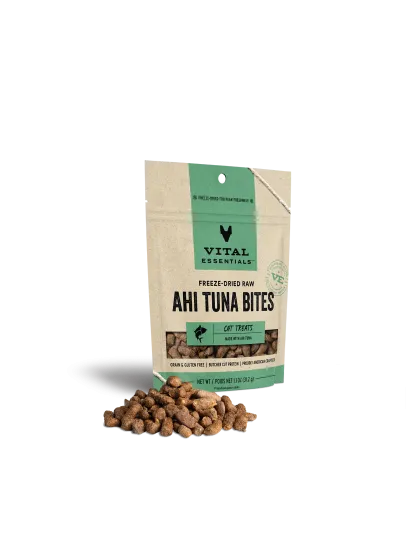 Vital Essentials Cat Freeze-Dried Treat Ahi Tuna 1.1oz.