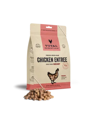 Vital Essentials Dog Freeze-Dried Mini Nibs Chicken 14oz.