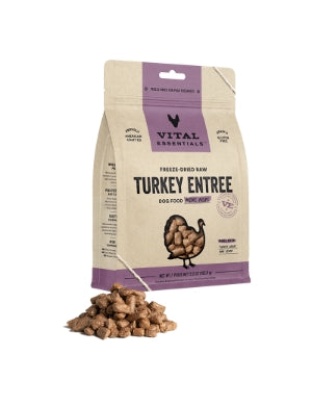 Vital Essentials Dog Freeze-Dried Mini Nibs Turkey 5.5oz.
