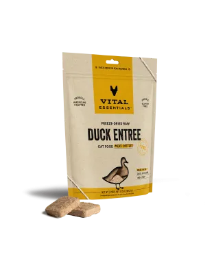 Vital Essentials Cat Freeze Dried Mini Patties Duck 3.75oz.