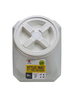 Vittles Vault Outback Stackable Pet Food Container White 1ea/60 lb