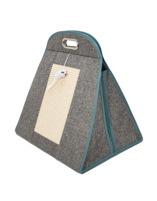 Ware Cat Bag Comfy Carrier Gray 16.75 x 11.75 x 16in.