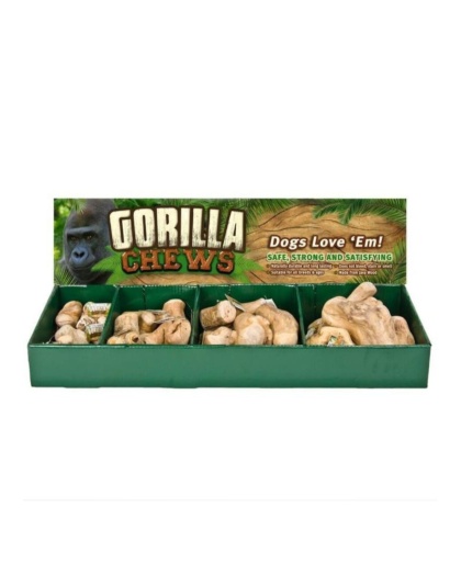 Gorilla Chew For Dogs Display 28 Pc