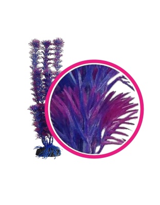 Weco Products Dream Series Fuschia Fern Aquarium Plant Pink, Purple, 1ea/6 in