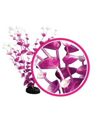 Weco Products Dream Series Tulips Aquarium Plant Magenta, 1ea/9 in
