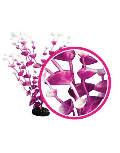 Weco Products Dream Series Tulips Aquarium Plant Magenta, 1ea/9 in