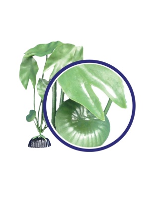 Weco Products Freshwater Series Tiger Lotus Aquarium Plant Green, 1ea/9 in