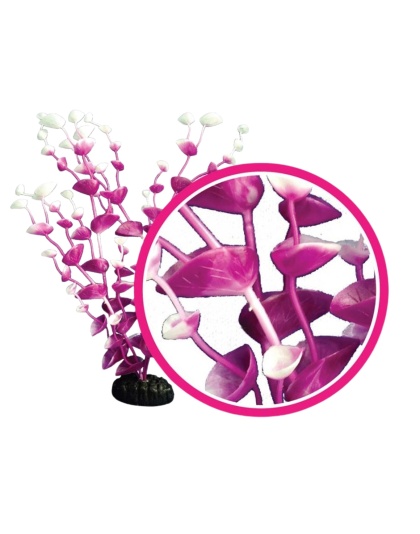 Weco Products Dream Series Tulips Aquarium Plant Magenta, 1ea/6 in