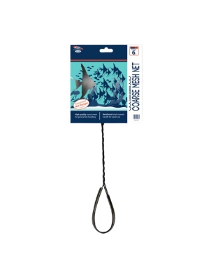 Weco Products Classic Coarse Mesh Net Standard Handle, Black, 1ea/6 in