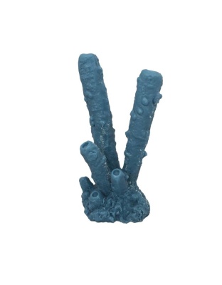 Weco Products South Pacific Coral Tube Sponge Ornament Blue, 1ea/MD