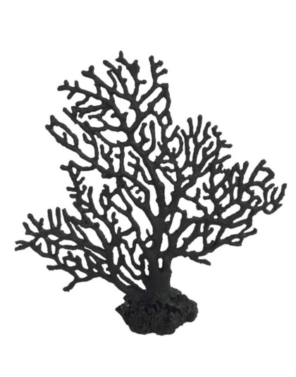 Weco Products South Pacific Coral Sea Fan Ornament Black, 1ea/MD