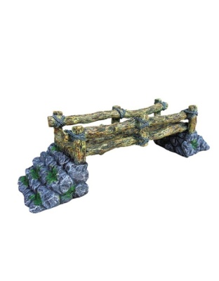 Weco Products Wecorama Log Bridge Aquarium Ornament 1ea