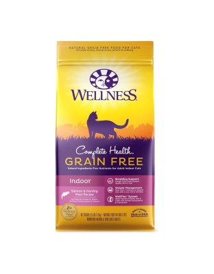 Wellness Cat Complete Health Grain-free Indoor Salmon Herring 5.5Lb Adult