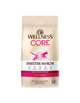 Wellness Cat Core Digestive Health Salmon Rice Receipe 5Lb