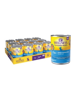 Wellness Cat Complete Health Grain-free Chicken Herring Pate 12.5oz. (Case of 12)