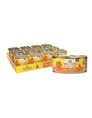 Wellness Cat Complete Health Grain-free Chicken Pate 5.5oz. (Case of 24)