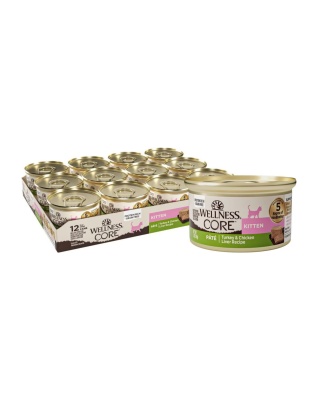 Wellness Cat Core Kitten Turkey Chicken Liver Pate 3oz. (Case of 12)