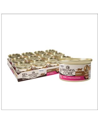 Wellness Cat Core Turkey Duck Pate 3oz. (Case of 12)
