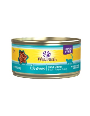 Wellness Cat Complete Health Gravies Salmon EntrÃ©e 5.5oz. (Case of 12)
