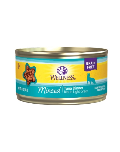 Wellness Cat Complete Health Minced Tuna Dinner 5.5oz. (Case of 24)