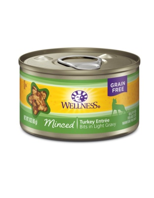 Wellness Cat Complete Health Minced Turkey EntrÃ©e 3oz. (Case of 24)