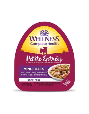 Wellness Complete Health Petite EntrÃ©es Mini Fillet Turkey Green Bean Sweet Potato 3oz. (Case of 12)