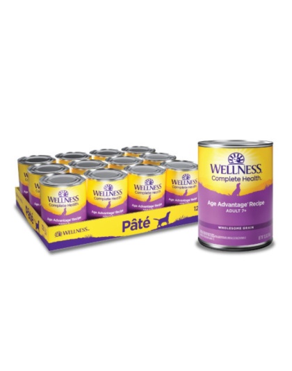 Wellness Dog Complete Health Age Advantage (Senior) Pate 12.5oz. (Case of 12)
