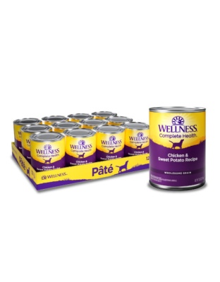 Wellness Dog Complete Health Chicken Sweet Potato Recipe 12.5oz. (Case of 12)