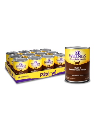Wellness Dog Complete Health Duck Sweet Potato Recipe  12.5oz. (Case of 12)