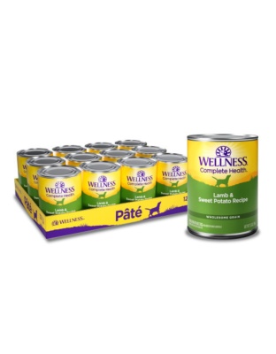 Wellness Dog Complete Health Lamb Sweet Potato Recipe 12.5oz. (Case of 12)