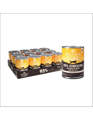 Wellness Dog Core 95% Chicken Broccoli 12.5oz. (Case of 12)