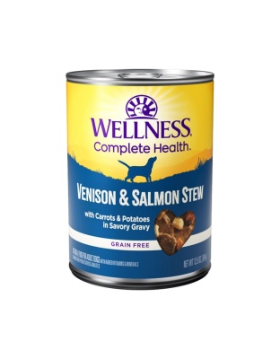 Wellness Dog Complete Health Stew Venison Salmon Potato & Carrot 12.5oz. (Case of 12)