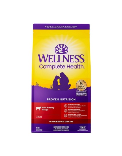 Wellness Complete Health 26Lb Beef Barley Adult