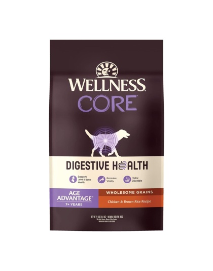Wellness Core Digestive Health 24Lb Age Advantage Chicken Brown Rice