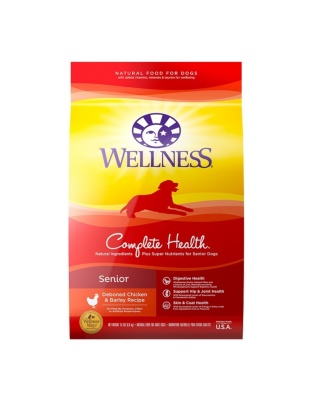 Wellness Dog Senior Deboned Chicken Barley 15Lb Adult Complete Health