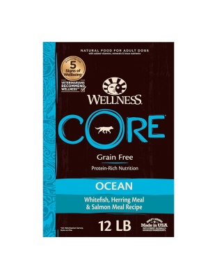 Wellness Dog Core Ocean Recipe 12Lb Grain Free